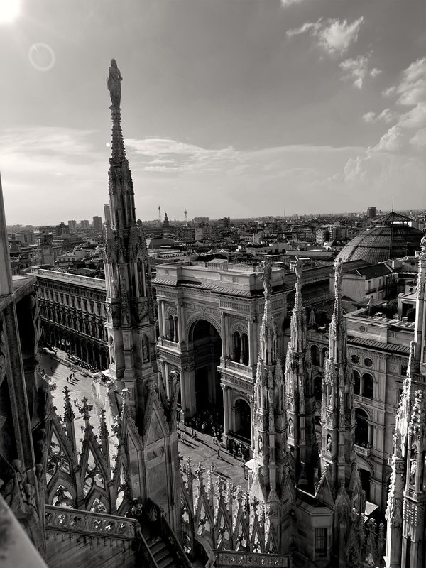 View from Duomo di Milano